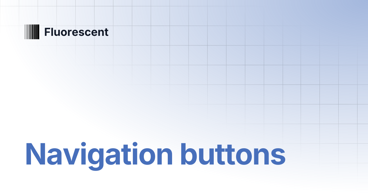 Navigation buttons | Stiletto | Fluorescent